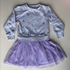 Disney Frozen II Olaf & Anna Tulle Skirt Dress